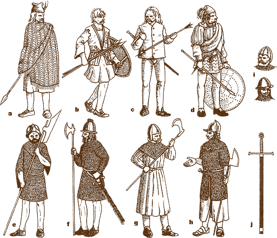 ih04_gallowglass  Historical irish clothing, Celtic clothing, Warriors  illustration