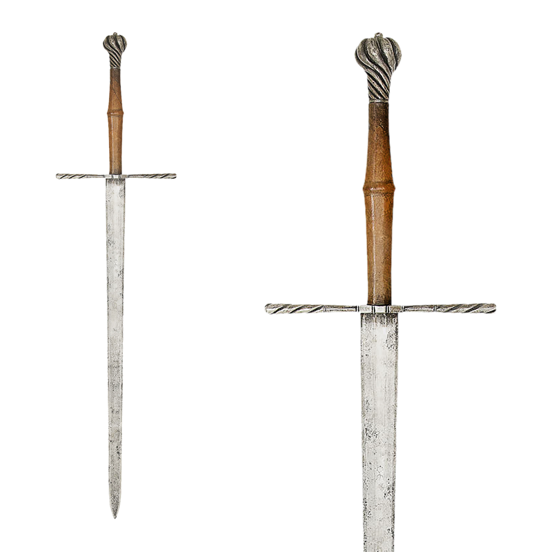 A-Composite-German-Hand-And-A-Half-Sword,-first-half-of-16th-century.png