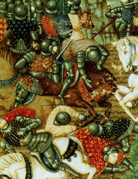 Agincourt---'Copy-of-a-medieval-illustration'-showing-two-brigs-with-spaulders-detail.gif