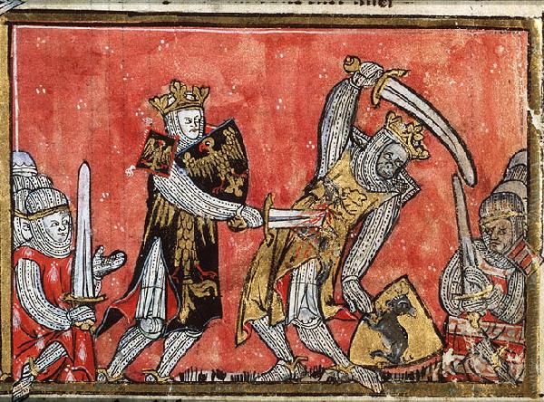 Alexander defeats King Porus 1325-1335.jpg
