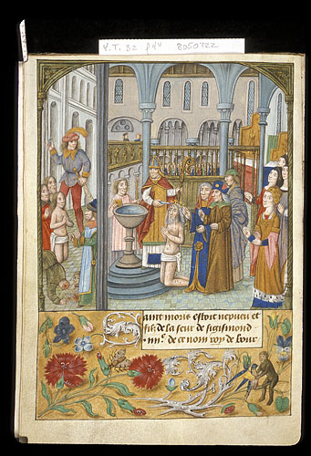 Baptism of Clovis, Chroniques des Rois de Bourgogne c 1500 small.jpg