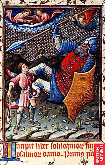 David and Goliath, Spain, probably, Aragon, circa 1442.jpg