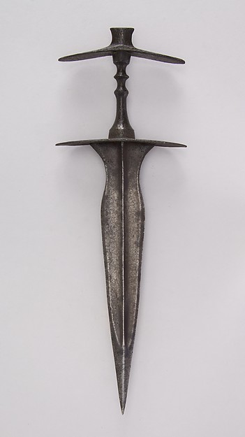 Indian Deccan chillanum chilanum dagger, 17th century.jpg