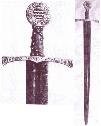 Sword from the Convent of San Vicente, near Logrono, Spain, circa 1250..JPG